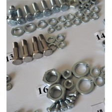 SPOJOVACÍ MATERIÁL MOTOCYKLU (BEZ MOTORU) - JAWA 350/354 - ZINKOVANÉ